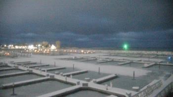 Weather camera view of Waukegan Harbor and Marina.