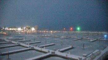 Weather camera view of Waukegan Harbor and Marina.