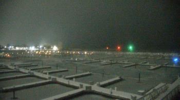 Weather camera view of Waukegan Harbor and Marina.