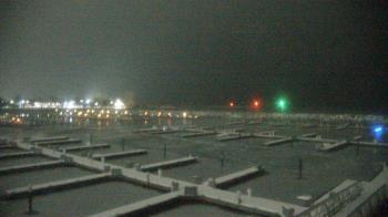 Weather camera view of Waukegan Harbor and Marina.