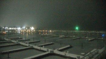 Weather camera view of Waukegan Harbor and Marina.