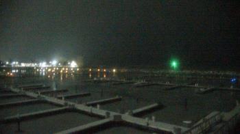 Weather camera view of Waukegan Harbor and Marina.