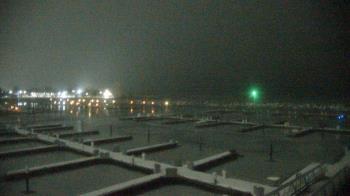 Weather camera view of Waukegan Harbor and Marina.