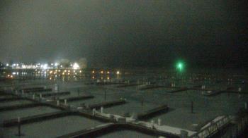 Weather camera view of Waukegan Harbor and Marina.