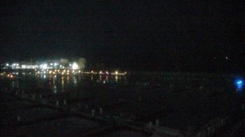 Weather camera view of Waukegan Harbor and Marina.