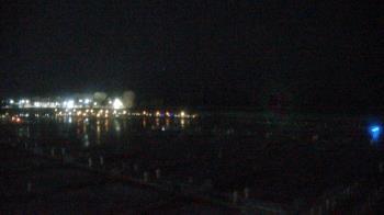 Weather camera view of Waukegan Harbor and Marina.