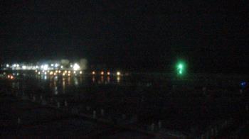 Weather camera view of Waukegan Harbor and Marina.