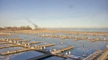 Weather camera view of Waukegan Harbor and Marina.
