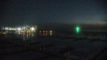 Weather camera view of Waukegan Harbor and Marina.