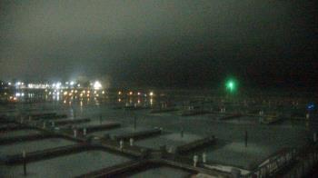 Weather camera view of Waukegan Harbor and Marina.