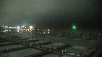 Weather camera view of Waukegan Harbor and Marina.