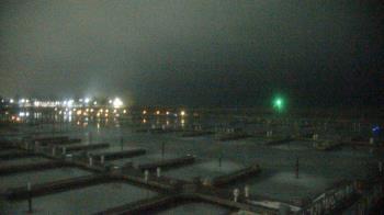 Weather camera view of Waukegan Harbor and Marina.