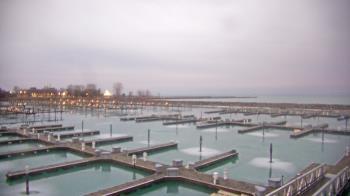 Weather camera view of Waukegan Harbor and Marina.
