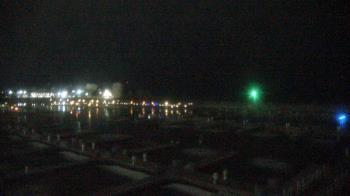 Weather camera view of Waukegan Harbor and Marina.