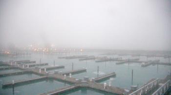 Weather camera view of Waukegan Harbor and Marina.