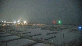 Weather camera view of Waukegan Harbor and Marina.