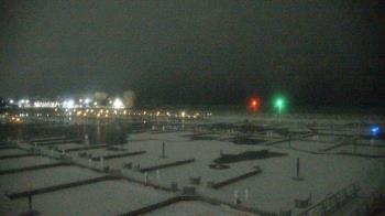 Weather camera view of Waukegan Harbor and Marina.