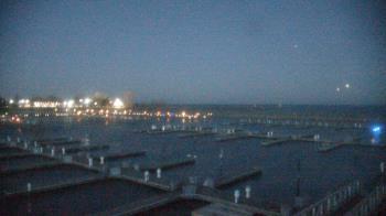 Weather camera view of Waukegan Harbor and Marina.