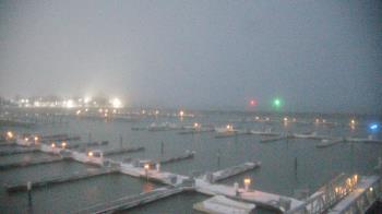 Weather camera view of Waukegan Harbor and Marina.