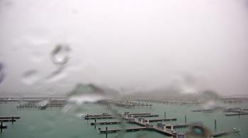 Weather camera view of Waukegan Harbor and Marina.