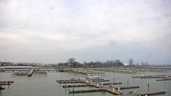 Weather camera view of Waukegan Harbor and Marina.