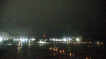 Weather camera view of Waukegan Harbor and Marina.