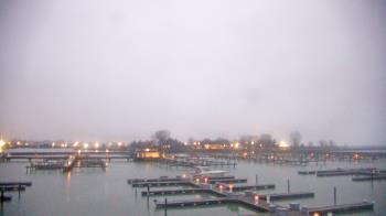Weather camera view of Waukegan Harbor and Marina.