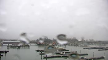 Weather camera view of Waukegan Harbor and Marina.