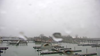 Weather camera view of Waukegan Harbor and Marina.