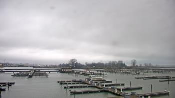 Weather camera view of Waukegan Harbor and Marina.