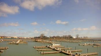 Weather camera view of Waukegan Harbor and Marina.