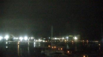 Weather camera view of Waukegan Harbor and Marina.