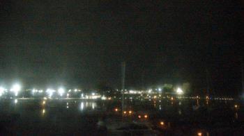 Weather camera view of Waukegan Harbor and Marina.