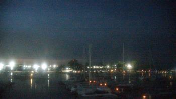 Weather camera view of Waukegan Harbor and Marina.