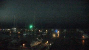 Weather camera view of Waukegan Harbor and Marina.
