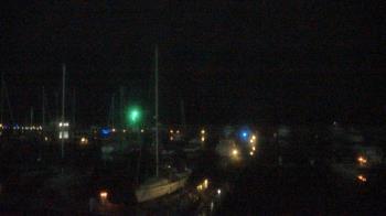 Weather camera view of Waukegan Harbor and Marina.