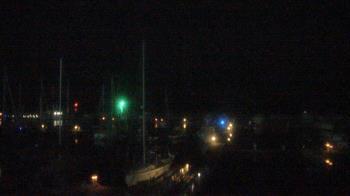 Weather camera view of Waukegan Harbor and Marina.