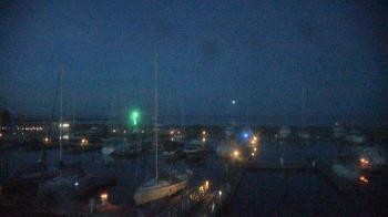 Weather camera view of Waukegan Harbor and Marina.