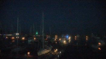 Weather camera view of Waukegan Harbor and Marina.