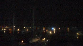 Weather camera view of Waukegan Harbor and Marina.