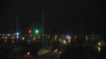 Weather camera view of Waukegan Harbor and Marina.
