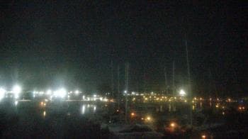 Weather camera view of Waukegan Harbor and Marina.