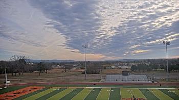 Weather camera view of Waldron HS.