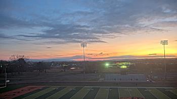 Weather camera view of Waldron HS.