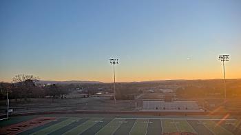 Weather camera view of Waldron HS.