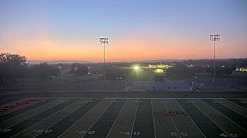 Weather camera view of Waldron HS.