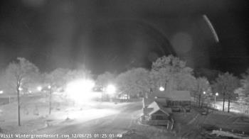Weather camera view of Wintergreen Mtn. at 3600 ft. elev..