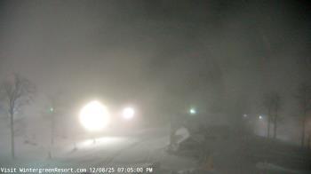 Weather camera view of Wintergreen Mtn. at 3600 ft. elev..