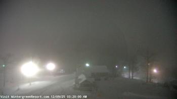 Weather camera view of Wintergreen Mtn. at 3600 ft. elev..