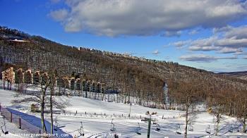 Weather camera view of Wintergreen Mtn. at 3600 ft. elev..